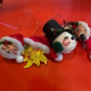 Annalee Ornaments set of 4